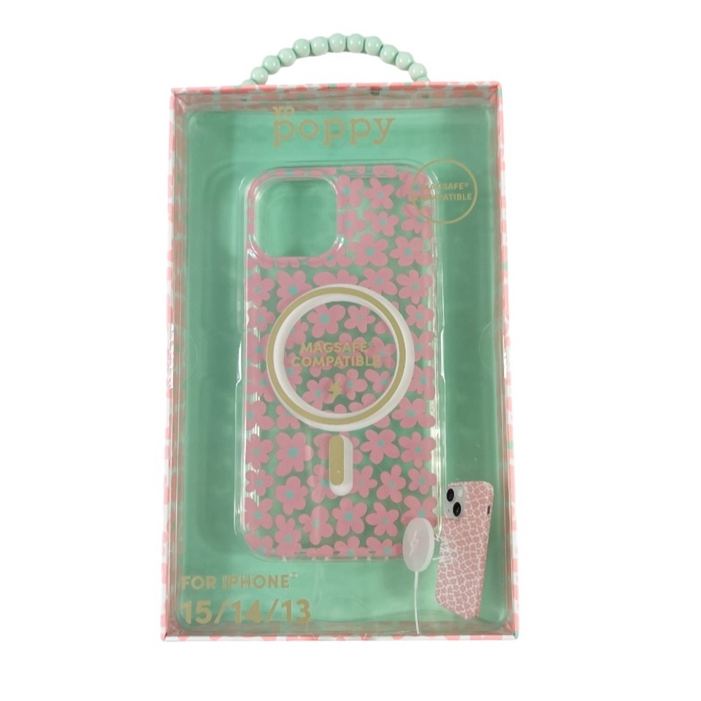 Xo Poppy iPhone Case 15|14|13 MagSafe Compatible NIB